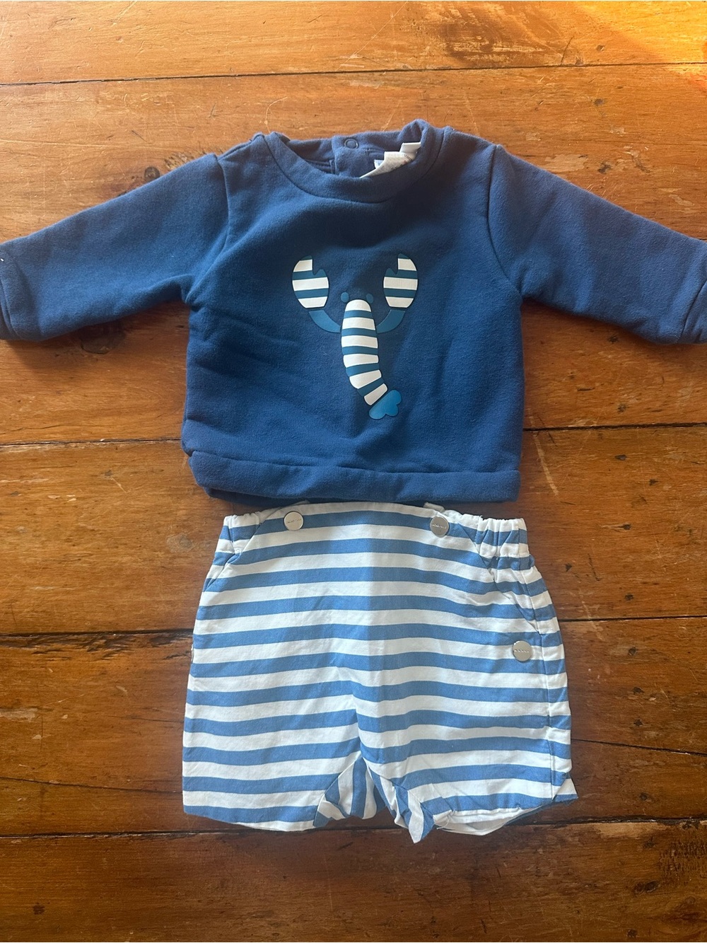 Jacadi baby boy set 0-3M